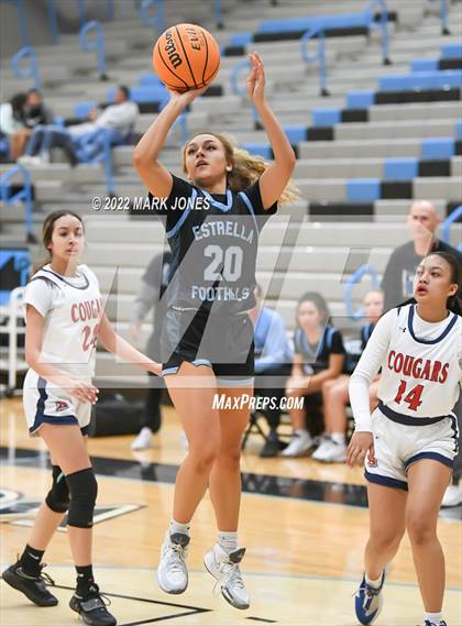 Thumbnail 1 in Estrella Foothills vs. Sahuaro  (Lady Wolves Court Classic - Blue Division Championship) photogallery.