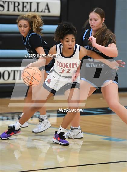 Thumbnail 1 in Estrella Foothills vs. Sahuaro  (Lady Wolves Court Classic - Blue Division Championship) photogallery.