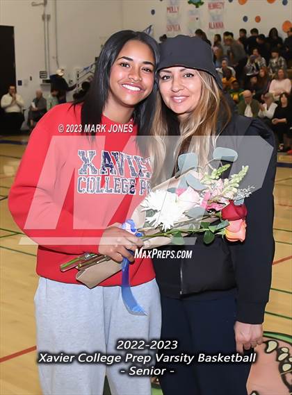 Thumbnail 2 in Xavier College Prep vs. Basha (Senior Night) photogallery.