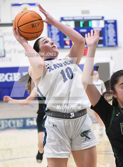 Thumbnail 2 in Xavier College Prep vs. Basha (Senior Night) photogallery.