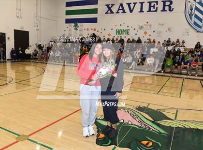 Thumbnail 3 in Xavier College Prep vs. Basha (Senior Night) photogallery.