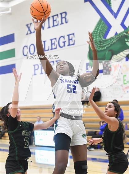 Thumbnail 3 in Xavier College Prep vs. Basha (Senior Night) photogallery.