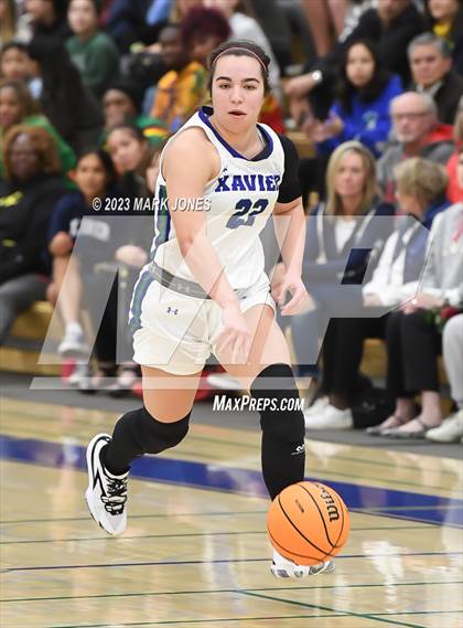 Thumbnail 3 in Xavier College Prep vs. Basha (Senior Night) photogallery.