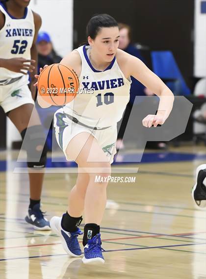 Thumbnail 3 in Xavier College Prep vs. Basha (Senior Night) photogallery.