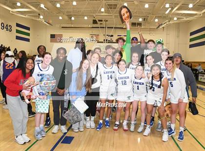 Thumbnail 1 in Xavier College Prep vs. Basha (Senior Night) photogallery.