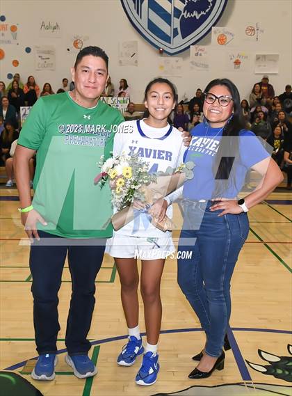 Thumbnail 1 in Xavier College Prep vs. Basha (Senior Night) photogallery.