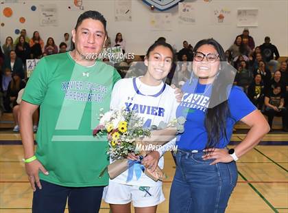 Thumbnail 2 in Xavier College Prep vs. Basha (Senior Night) photogallery.
