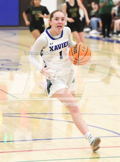 Thumbnail 3 in Xavier College Prep vs. Basha (Senior Night) photogallery.