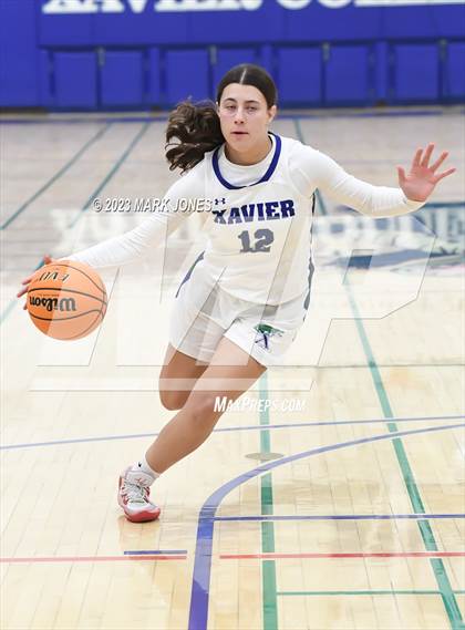 Thumbnail 3 in Xavier College Prep vs. Basha (Senior Night) photogallery.