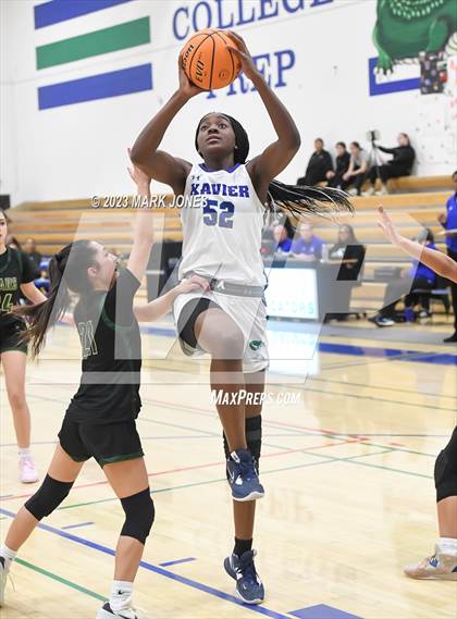 Thumbnail 3 in Xavier College Prep vs. Basha (Senior Night) photogallery.