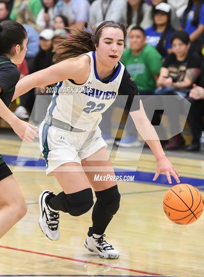 Thumbnail 3 in Xavier College Prep vs. Basha (Senior Night) photogallery.