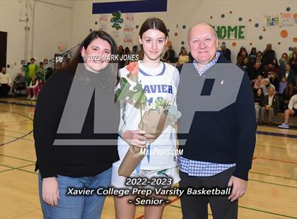 Thumbnail 3 in Xavier College Prep vs. Basha (Senior Night) photogallery.