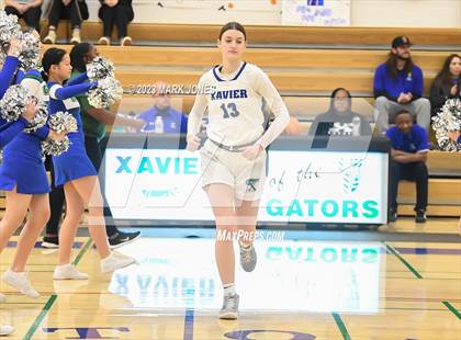 Thumbnail 3 in Xavier College Prep vs. Basha (Senior Night) photogallery.