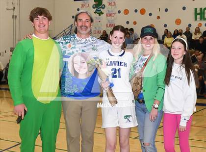 Thumbnail 3 in Xavier College Prep vs. Basha (Senior Night) photogallery.