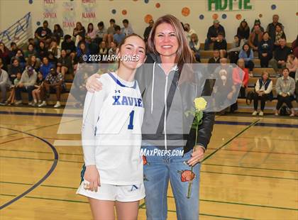 Thumbnail 3 in Xavier College Prep vs. Basha (Senior Night) photogallery.