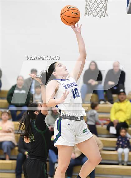 Thumbnail 3 in Xavier College Prep vs. Basha (Senior Night) photogallery.