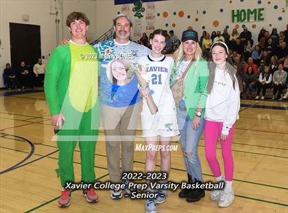 Thumbnail 2 in Xavier College Prep vs. Basha (Senior Night) photogallery.