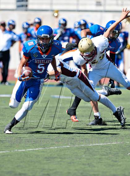 Thumbnail 3 in Oaks Christian @ Westlake (Battle for Veterans) photogallery.