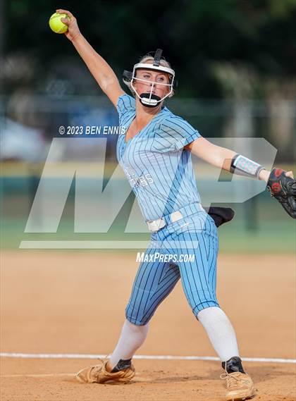 Thumbnail 2 in Southwest Georgia Academy vs Brentwood (GIAA 2A State Championships) photogallery.