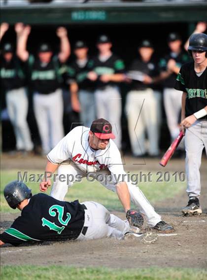 Thumbnail 2 in Northwest Catholic vs. Cromwell (CIAC Class S Final) photogallery.