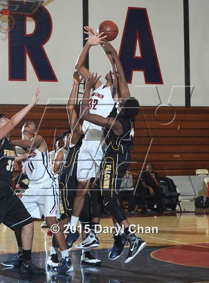 Thumbnail 1 in Firebaugh vs. Maranatha (Rose City Roundball Classic) photogallery.