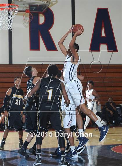 Thumbnail 3 in Firebaugh vs. Maranatha (Rose City Roundball Classic) photogallery.