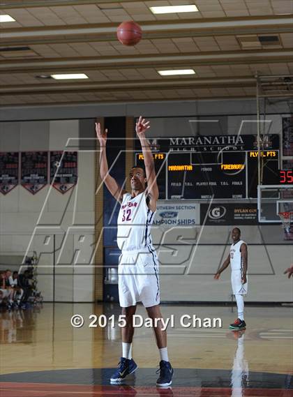 Thumbnail 2 in Firebaugh vs. Maranatha (Rose City Roundball Classic) photogallery.
