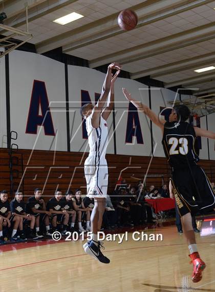 Thumbnail 3 in Firebaugh vs. Maranatha (Rose City Roundball Classic) photogallery.