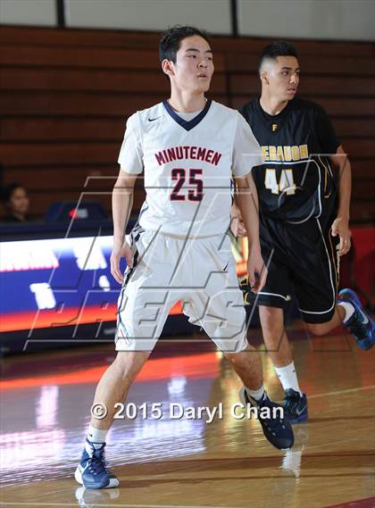Thumbnail 3 in Firebaugh vs. Maranatha (Rose City Roundball Classic) photogallery.