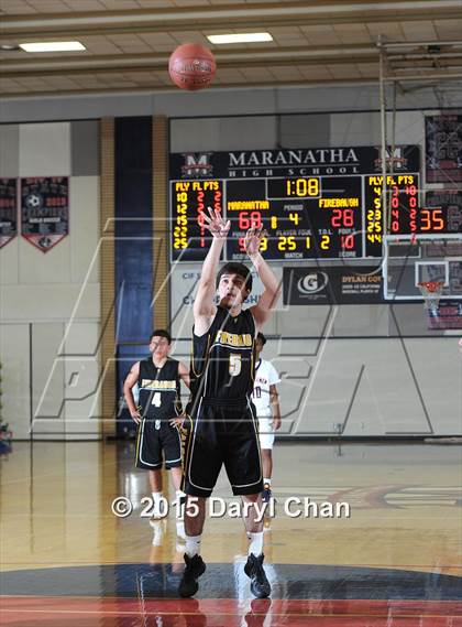 Thumbnail 1 in Firebaugh vs. Maranatha (Rose City Roundball Classic) photogallery.