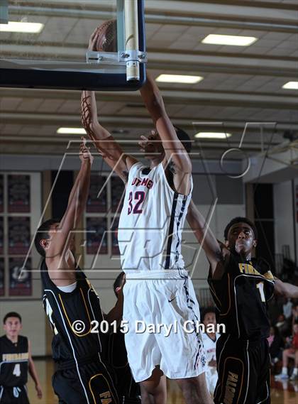 Thumbnail 2 in Firebaugh vs. Maranatha (Rose City Roundball Classic) photogallery.