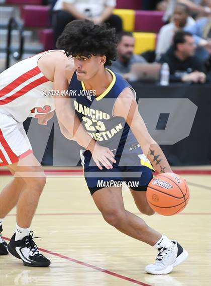 Thumbnail 3 in Chaparral vs. Rancho Christian (Hoophall West) photogallery.
