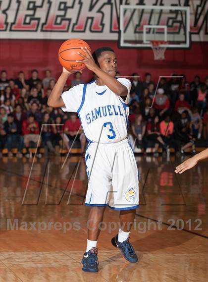 Thumbnail 2 in Samuell vs Berkner (Carrollton-Farmers Branch Basketball Classic) photogallery.