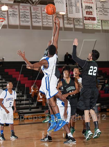 Thumbnail 2 in Samuell vs Berkner (Carrollton-Farmers Branch Basketball Classic) photogallery.