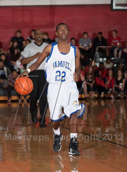 Thumbnail 3 in Samuell vs Berkner (Carrollton-Farmers Branch Basketball Classic) photogallery.
