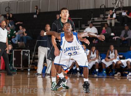Thumbnail 2 in Samuell vs Berkner (Carrollton-Farmers Branch Basketball Classic) photogallery.