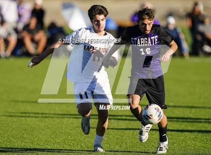 Thumbnail 1 in Eagle Ridge Academy vs Stargate School (CHSAA 3A Playoffs Round 2) photogallery.