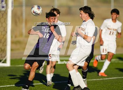 Thumbnail 1 in Eagle Ridge Academy vs Stargate School (CHSAA 3A Playoffs Round 2) photogallery.