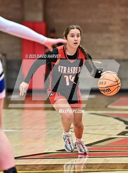 Thumbnail 3 in Resurrection Christian vs Strasburg (CHSAA 3A Great 8) photogallery.