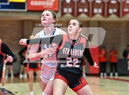 Thumbnail 3 in Resurrection Christian vs Strasburg (CHSAA 3A Great 8) photogallery.