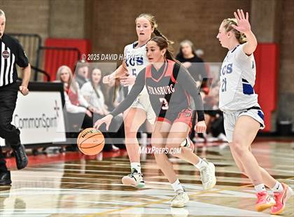 Thumbnail 1 in Resurrection Christian vs Strasburg (CHSAA 3A Great 8) photogallery.