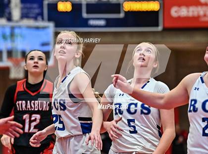 Thumbnail 3 in Resurrection Christian vs Strasburg (CHSAA 3A Great 8) photogallery.