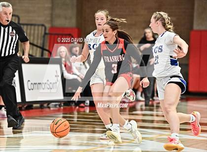 Thumbnail 2 in Resurrection Christian vs Strasburg (CHSAA 3A Great 8) photogallery.