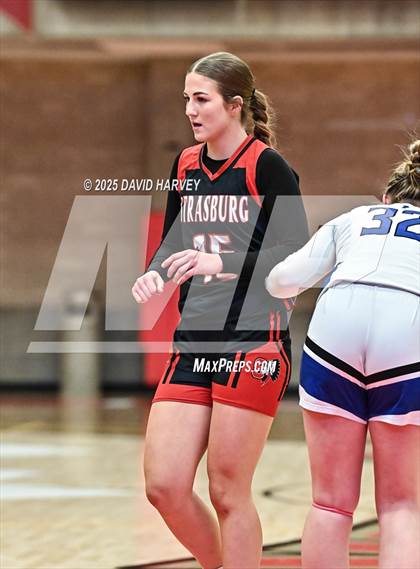 Thumbnail 3 in Resurrection Christian vs Strasburg (CHSAA 3A Great 8) photogallery.