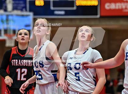Thumbnail 2 in Resurrection Christian vs Strasburg (CHSAA 3A Great 8) photogallery.