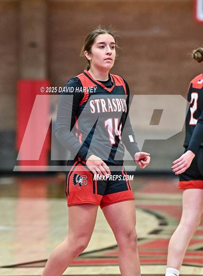 Thumbnail 3 in Resurrection Christian vs Strasburg (CHSAA 3A Great 8) photogallery.