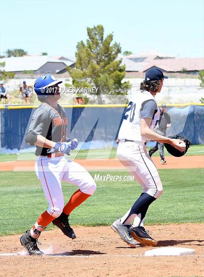 Thumbnail 2 in Bishop Gorman vs. Centennial (NIAA 4A Regional Playoff) photogallery.