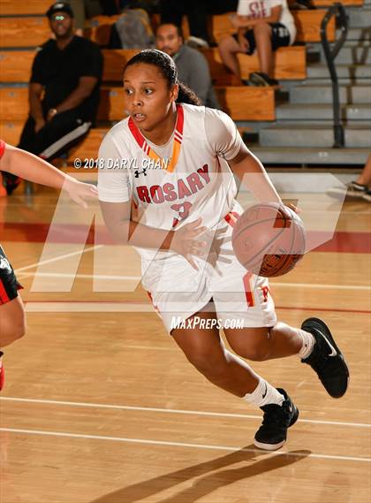 Thumbnail 2 in Centennial vs. Rosary Academy (Mark Keppel Tournament) photogallery.