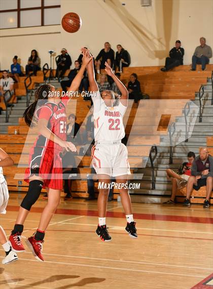 Thumbnail 3 in Centennial vs. Rosary Academy (Mark Keppel Tournament) photogallery.