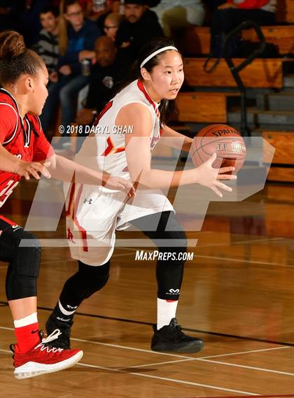 Thumbnail 1 in Centennial vs. Rosary Academy (Mark Keppel Tournament) photogallery.